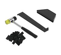 Bewinner Kit D'installation de Sol stratifié, Ensemble de 4 Pièces | Extracteur de sol à maillet en caoutchouc, aide au système de verrouillage par , conception sans rayures, rénovation de la