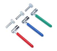 Bewinner Kit d'Outils de clé Réglable de Dégagement de Valve de Moto-ensemble de 9 Pièces avec Clés Coudées de 8mm, 9mm et 10mm, Outils de Bouton moleté et Ajusteurs pour la Réparation et