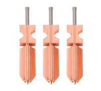 Bewinner Kit Hotend de Buse Amovible Rapide 3 Pièces Tout en Métal pour AD5X, Tailles de Buse 0,25 Mm, 0,4 Mm, 0,6 Mm, Assemblage D'extrudeuse Haute Température avec Bloc de Cuivre