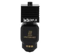 Bewinner Lab P2S Imprimante 3D Hotend All Metal Buse en Acier trempé de 0,8 Mm, Pièces d'extrudeuse de Tête d' à Haut Débit pour Fibre de Carbone, Fibre de Verre, PLA, ABS, TPU, PETG, Nylon,