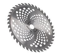 Bewinner Lame de Scie pour Débroussailleuse 40T 255 X 25,4 Mm, Disque de Coupe pour Tondeuse à Gazon, Lame de Désherbage en Acier Robuste pour Arbustes, Mauvaises Herbes et Cultures Résistantes,