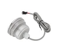 Bewinner Lampe de Bain LED sous-Marine en Acier Inoxydable coloré givré pour Décoration de Piscine, étang à Poissons et Baignoire, 2 W AC 12 V 60 Mm 46 Mm, Filetage Femelle, Changement de Couleur