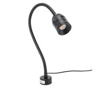 Bewinner Lampe de Machine à LED, 7 W 6000 K 1000 Lm, Lampe de Travail à Base Magnétique Flexible Col de Cygne avec Col Réglable 360°, pour Tour, Atelier, établi, Fraiseuse CNC, (Prise UE)