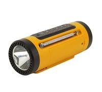 Bewinner Lampe de Poche Musicale Bluetooth, Haut-Parleur Portable sans Fil avec Conception étanche et Antichoc IPX5, pour Le Cyclisme en Plein Air et Le Rappel de sécurité (Orange)