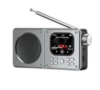 Bewinner Lecteur BT Multifonction, Haut-Parleur Portable Compact et Léger avec Radio FM, Enregistreur MP3, Emplacement pour Carte Flash T, pour Une Utilisation Domestique et Extérieure