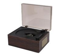 Bewinner Lecteur CD Portable avec Bluetooth 5.1, Batterie Rechargeable et Haut-parleurs Intégrés, Lecteur CD USB Rétro sans Fil avec Entrée AUX pour Maison et Voiture (Couleur Noyer)