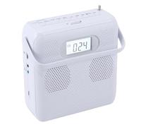 Bewinner Lecteur CD Portable avec Radio Bluetooth et FM, Lecteur de Musique MP3 USB avec Poignée, Haut-parleurs Intégrés, Entrée AUX, Double Puissance pour Une Utilisation à Domicile et