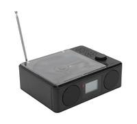 Bewinner Lecteur CD Portable, Lecteur CD de Bureau Bluetooth pour la Maison avec Minuterie, Haut-Parleur, Télécommande, écran LCD, 2000mAh Rehagable Prend en Charge la Carte Mémoire USB
