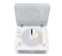 Bewinner Lecteur CD Rétro avec Bluetooth 5.0, Lecteur CD Portable Rechargeable, Son Stéréo HiFi, Haut-parleurs Intégrés, Idéal pour L'apprentissage des Langues, Les Histoires du Soir et (White)