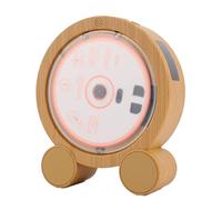 Bewinner Lecteur CD Vertical de Bureau avec écran LED, Double Haut-parleurs HiFi, Bluetooth 5.3, Radio FM, Prise en Charge USB AUX, Fonction Minuterie, Lecteur de Musique Portable pour Le (White)