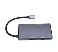 Bewinner Lecteur de Carte 5 en 1 Hub USB C, Adaptateur Multi-Port USB 3.2 Gen 2 10 Gbit/s, Lecteur de Carte de Type C en Alliage D'aluminium pour Les Créateurs de Contenu Photographique