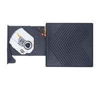 Bewinner Lecteur DVD Externe, USB 3.0 Portable CD/DVD +/-RW Lecteur/Lecteur DVD, Ultra Mince 6 en 1 Type C USB Optique HUB Graveur de CD pour Ordinateur Portable Ordinateur de Bureau