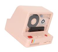 Bewinner Lecteur en Forme de Cassette Bluetooth Haut-Parleur Bluetooth Rétro, Stéréo Portable avec Disque Rotatif Automatique, Son à 360°, Aromathérapie et Veilleuse, Prend en Charge AUX et Carte