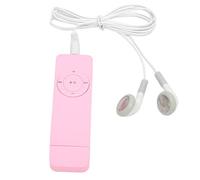 Bewinner Lecteur MP3 Compact et Portable, Prise en Charge du Son sans Perte jusqu'à 64 Go, Mini Lecteur de Musique pour étudiants en Voyage (Pink)