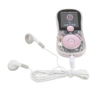 Bewinner Lecteur MP3 MP4 Portable avec écran LCD de 1,77 Pouces, Haut-Parleur intégré, Radio FM, Lecteur de Livres électroniques, Gyroscope du Bout des Doigts, Rose avec Carte Mémoire de 64 Go (sans