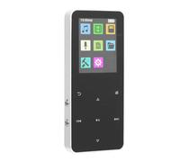 Bewinner Lecteur MP3 Portable avec écran Tactile TFT de 1,8 Pouces, Son HiFi sans Perte, Lecteur de Musique Bluetooth avec Batterie 8H, Mémoire 4 Go, Prend en Charge 64 Go, Livre électronique, pour