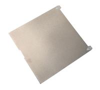 Bewinner Lit d' d'imprimante 3D 370x370mm, Plaque de Construction Magnétique Flexible avec Texture Mate Enduite PEI et Adhérence de Motif étoile PEY pour K2 Plus