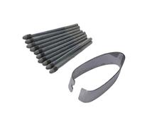 Bewinner Lot de 10 Pointes de Rechange pour Stylo, Pointes en Bande de Lin Fin de 1,05 Mm avec Haute sensibilité, de Stylet Universelles pour écrire, Esquisser, Dessiner, Gris