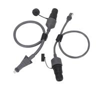 Bewinner Lot de 2 Adaptateurs SPX vers RJ45, Coupleur Ethernet étanche IP68 pour Routeur Plat Haute Performance, Câble blindé en Cuivre Nu 24 AWG, Connexion Stable 1200 Mbps, Plug & Play en Intérieur