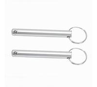 Bewinner Lot de 2 Broches de Pile de Poids en Acier Inoxydable, 70 Mm et 10 Mm de Diamètre, Broches de Gymnastique pour équipement de Fitness Universel à Domicile, Remplacement de Machine, Artisanat