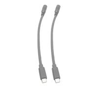 Bewinner Lot de 2 Câbles Adaptateur DC vers USB C, Adaptés pour Mini Antenne Parabolique avec Sortie 100 W 5 A, Rallonge de Convertisseur de Prise étanche 0,66 Pied 0,2 M