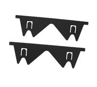 Bewinner Lot de 2 Couvercles d'écart de Cuisinière en Acier Inoxydable, Remplissage d'écart Rétractable Résistant à la Chaleur pour les Espaces Latéraux de Comptoir de Cuisine, Protection de