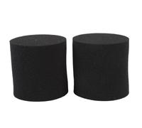 Bewinner Lot de 2 éponges de Tube de Port de Haut-Parleur de 100 Mm, Inserts en Mousse Acoustique de 100 Mm de Hauteur pour L'amélioration des Basses et la Réduction des Ondes Stationnaires