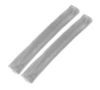 Bewinner Lot de 2 Housses Grises pour Poignée de Réfrigérateur, de Protection Antidérapants pour Réfrigérateur, ondes, Four, Lave-vaisselle - Chiffon Doux, Lavable, Crochet et Boucle Réglables,