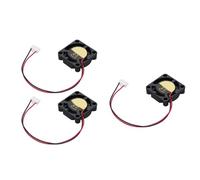 Bewinner Lot de 3 Ventilateurs Axiaux de Rechange 2507 pour K2 PLUS, Ventilateur de Refroidissement Haute Vitesse 25 X 25 X 7 Mm, Matériau ABS Compact 5 V à Faible Bruit pour Imprimantes 3D