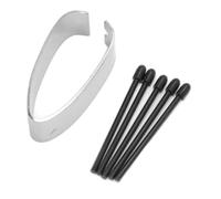 Bewinner Lot de 5 Pointes de Stylet Universelles pour écran Tactile, Kit d'embouts de Rechange de 1,05 Mm et 20 Mm avec Pince à épiler, Matériau ABS pour Un Dessin Précis et Une sensibilité à la