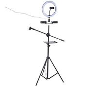 Bewinner Lumière de Remplissage, Lumière Circulaire à 360 Degrés Dimmable la de Remplissage pour Les de Photographie Extérieure pour Les de Intérieures pour Les