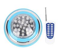 Bewinner Lumière sous-Marine de Piscine 24 W RVB avec Télécommande, éclairage de Piscine étanche IP68 12 V AC, Spot 24 LED 2000 LM pour Décoration de Paysage de Jardin de Fontaine