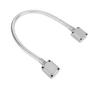Bewinner Manchon de Protection de Câble de Montage exposé à Grande Boucle de Porte, Couvercle de Fil de Contrôle d'accès en Acier Inoxydable pour Portes Coulissantes, Diamètre Intérieur de 8 Mm,