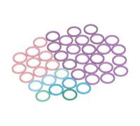 Bewinner Marqueurs de Point de Verrouillage en Métal, Marqueurs Ronds de Couleur Vive pour le Tricot, la Couture, le Bricolage, Bord Lisse, sans Accroc, 40 Pièces