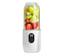 Bewinner Mélangeur Portable pour Shakes et, Presse-agrumes de 500 Ml avec Couvercle, Lames en Acier Inoxydable, Mélangeur Personnel sans Fil Rechargeable de 40 W pour la Maison et les