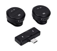 Bewinner Micro Cravate sans Fil, Réduction Bruit à 2 Micros pour Entretien | Paire de Microphones à Revers, Clip Magnétique pour Podcast, Audio 48 KHz 24 Bits, Portée de 66 Pieds, étui de Chargement