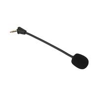 Bewinner Microphone de Jeu Amovible de Remplacement 3,5 Mm pour Cloud II sans Fil Cloud Core Pro Silver Cloudx, Micro à Flèche Omnidirectionnelle à Réduction de Bruit avec Couvercle en Mousse,