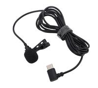 Bewinner Microphone Lavalier Filaire USB Type C avec Puce de Réduction du Bruit éponge Coupe-Vent pour Enregistrement D'appels Vidéo en Direct en Streaming