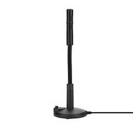 Bewinner Microphone USB Omnidirectionnel pour Ordinateur, Micro d'enregistrement de Bureau Plug & Play avec Col de Cygne à 360°, Suppression du Bruit, Commutateur de Sourdine Indépendant - Idéal