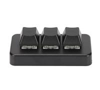 Bewinner Mini Clavier de Jeu Mécanique à 3 Touches, Clavier Standard sans Fil RVB OSU 2,4 G, Clavier de Touches Macro de Programmation à Une Main