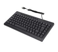 Bewinner Mini Clavier USB Filaire 95 Touches, Clavier d'Ordinateur Portable pour Ordinateur de Bureau, Petit Noir Plug and Play pour la Maison et Le Bureau, Anglais Ergonomique avec (Recourbe-Cils