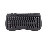 Bewinner Mini Clavier USB Filaire à 95 Touches, Ultra Fin et Silencieux, Disposition Arabe/Anglais, Plug & Play pour Ordinateur de Bureau, Ordinateur Portable (Anglais)