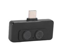 Bewinner Mini de Téléphone, Enregistrement Hi-FI avec Microphone Omnidirectionnel, Microphone Plug and Play de Type C pour Smartphones, Tablettes, Appareils Photo, Ordinateurs (Black)