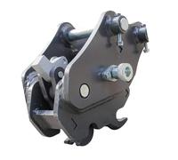 Bewinner Mini Excavatrice à Changement Rapide Atteint, Attachement Mécanique Rapide pour les Petits Fouilles, Longueur de Portée de 3,62 Pouces, Empattement Central de 3,35 Pouces,