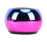 Bewinner Mini Haut-Parleur sans Fil, Bluetooth 5.3, Son Stéréo Portable, Volume Fort, Basses Surround 360°, Haut-Parleur Compact en Aluminium avec Lanière pour Les Voyages en Plein Air (Blue)