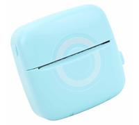 Bewinner Mini Imprimante de Poche, Imprimante Thermique Bluetooth Portable avec Application, Imprimante de Notes sans Encre Compatible avec Android, Imprimante de Reçus pour Photo, (Bleu