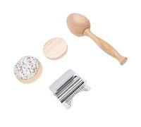 Bewinner Mini Kit D'outils de Reprisage, Kit de Réparation Polyvalent pour les Amateurs de Bricolage avec 50 Fils, Construction en Bois pour Chaussettes, Jeans, Pulls (hêtre)
