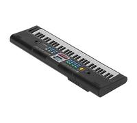 Bewinner Mini Piano électrique 61 Touches, Jouet de Studio Multifonctionnel Noir avec Microphone pour Débutant
