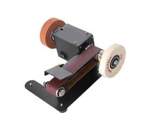 Bewinner Mini Ponceuse à Bande, Ponceuse électrique 250 W avec Réglage à 7 Vitesses et Angle Réglable, pour le Bricolage, le Travail du Bois, la Fabrication de Couteaux en Métal Acrylique (BLACK #-2)