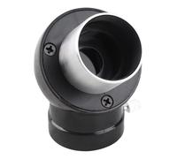 Bewinner Miroir Diagonal, 1.25" 45 Degrés Prisme Diagonal Prisme Optique, Angle Rond Image Correcte Prisme Miroir Diagonal avec Housses Anti-poussière pour Télescope D'Astronomie